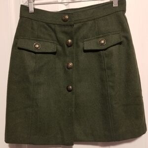 Modcloth Skrits Women's Olive Green Size 8